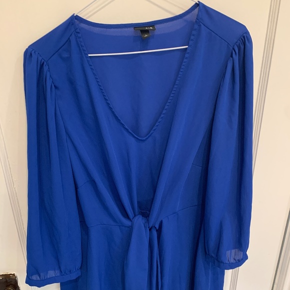 NEVER WORN! Georgette Tie-Front Blouse - Sz 2X - Picture 5 of 14